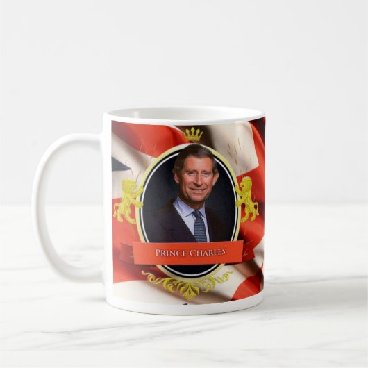 Prince Charles Historical Mug (Gauche)