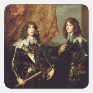 Prince Charles Louis Elector Palatine Vierkante Sticker
