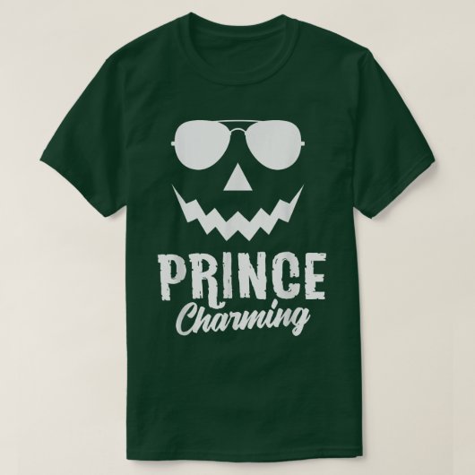Prince Charming Funny Costume Funny Halloween Pomp T-shirt (Design voorkant)