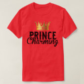 Prince Charming Funny Fairy Tale Halloween Lazy Co T-shirt (Design voorkant)