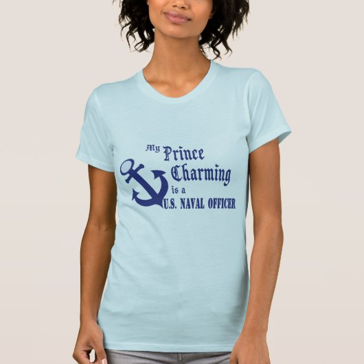 Prince Charming is een Amerikaanse marineofficier T-shirt (Voorkant)
