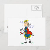 Prince Charming on Horse Briefkaart (Voorkant / Achterkant)