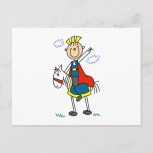 Prince Charming on Horse Briefkaart