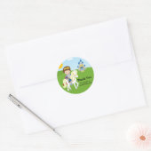 Prince Charming Ronde Sticker (Envelop)