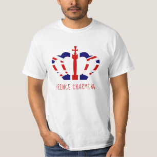 Prince Charming Union Jack Crown Financiering T-shirt