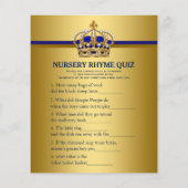 Prince Crown Baby shower Games (Achterkant)