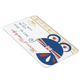 Prince de Cambridge Royal Baby Flat Magnet (Côté Droit)
