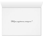 Prince de grenouille, Proposition de mariage (Intérieur Horizontal (Bas))