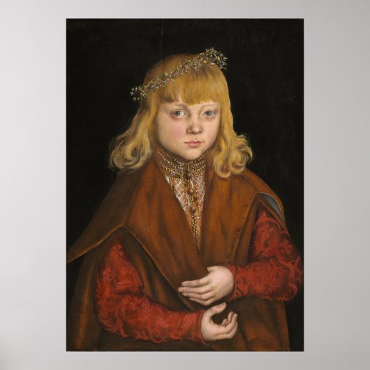 Prince de Saxe - Lucas Cranach Poster des Beaux-Ar (Devant)