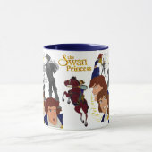 Prince Derek Sketch Mug avec Rim&Handle coloré (Centre)
