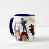 Prince Derek Sketch Mug avec Rim&Handle coloré (Devant gauche)