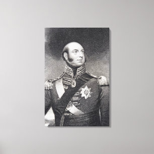 Prince Edward, Duke of Kent en Strathearn Canvas Afdruk