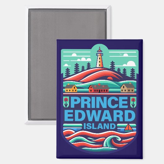 Prince Edward Island Canada Magneet (Voorkant / Achterkant)