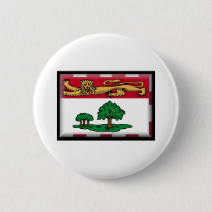 Prince Edward Island Flag Ronde Button 5,7 Cm