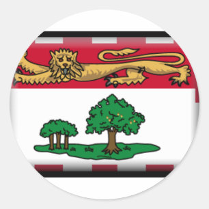 Prince Edward Island Flag Ronde Sticker