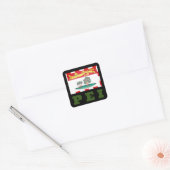 Prince Edward Island Flag Vierkante Sticker (Envelop)