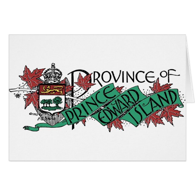 Prince Edward Island -  wapenschild (Voorkant Horizontaal)