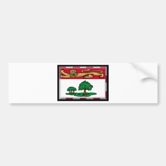 Prince Edward Islands (Canada) vlag Bumpersticker (Voorkant)