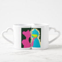 Prince et princesse Mugs de grenouille
