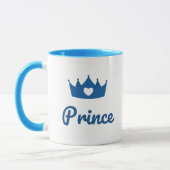 Prince Et Princesse Typographie Moderne Café Mug (Gauche)