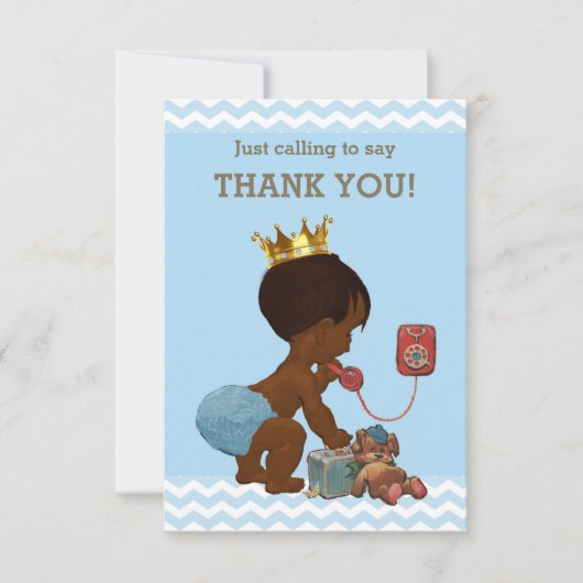 Prince ethnique sur le Merci de téléphone Chevrons (Devant)