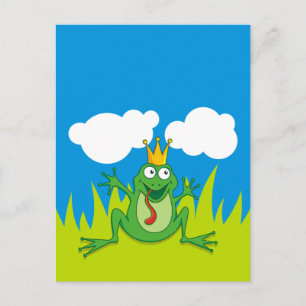 Prince Frog 4,25 inch x 5,6 inch Briefkaart