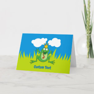 Prince Frog 7" x 5" Holiday Kaart