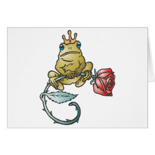 Prince Frog met roos