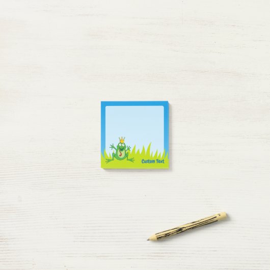 Prince Frog Post-it® Notes (Op bureau)