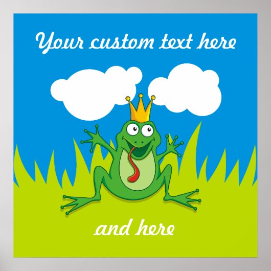 Prince Frog Poster (Voorkant)