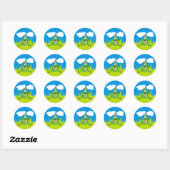Prince Frog Ronde Sticker (Vel)