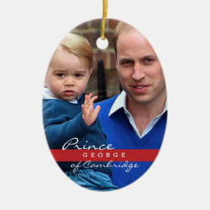 Prince George en Prince William Keramisch Ornament