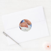 Prince George Royal Baby Ronde Sticker (Envelop)