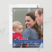Prince George - William & Kate Briefkaart (Voorkant / Achterkant)