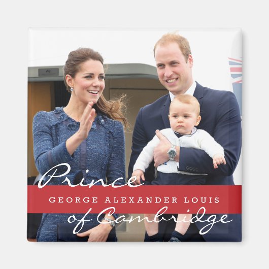Prince George - William & Kate Magneet (Voorkant)