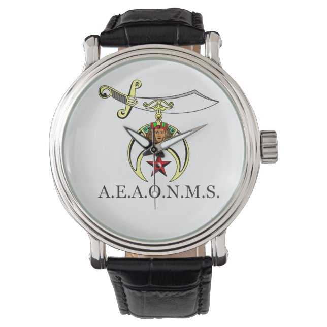 Prince Hall Shriners kijken Horloge (Voorkant)