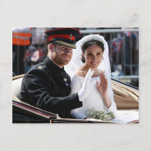 Prince Harry en Meghan Markle Royal Wedding Briefkaart