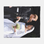 Prince Harry en Meghan Markle Royal Wedding Fleece Deken (Voorkant (Horizontaal))