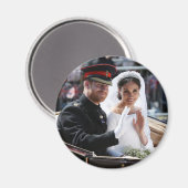 Prince Harry en Meghan Markle Royal Wedding Magneet (Voorkant / Achterkant)