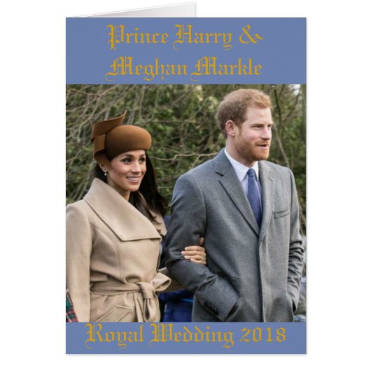 Prince Harry et Meghan Markle Mariage royal 2018 (Devant)