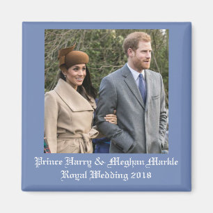 Prince Harry & Meghan Markle Royal Wedding 2018 Magneet