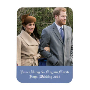 Prince Harry & Meghan Markle Royal Wedding 2018 Magneet