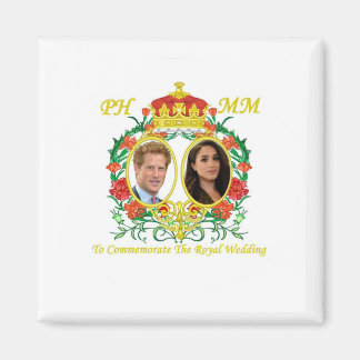 PRINCE HARRY WEDDING CREST MAGNEET