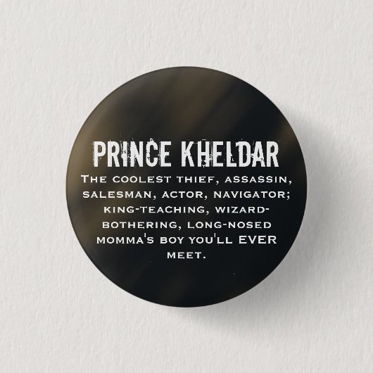 Prince Kheldar Ronde Button 3,2 Cm (Voorkant)
