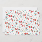 Prince Kids Birthday Party Invitation Kaart (Achterkant)