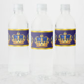 Prince King Crown Étiquettes de bouteille d'eau (Bouteilles)