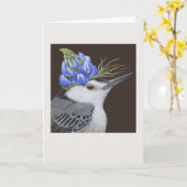 Prince la carte nuthatch (Fleur jaune)