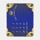 Prince Milestone Blanket Fleece Deken (Voorkant)