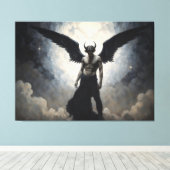 Prince of Hell Lucifer Canvas Afdruk (Insitu (Houten vloer))