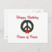 Prince of Peace Krans Briefkaart (Voorkant / Achterkant)
